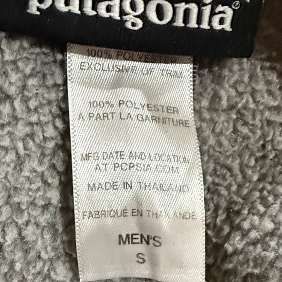 Patagonia Men's Zip-Up Gray Sweater - Picture 2 of 6